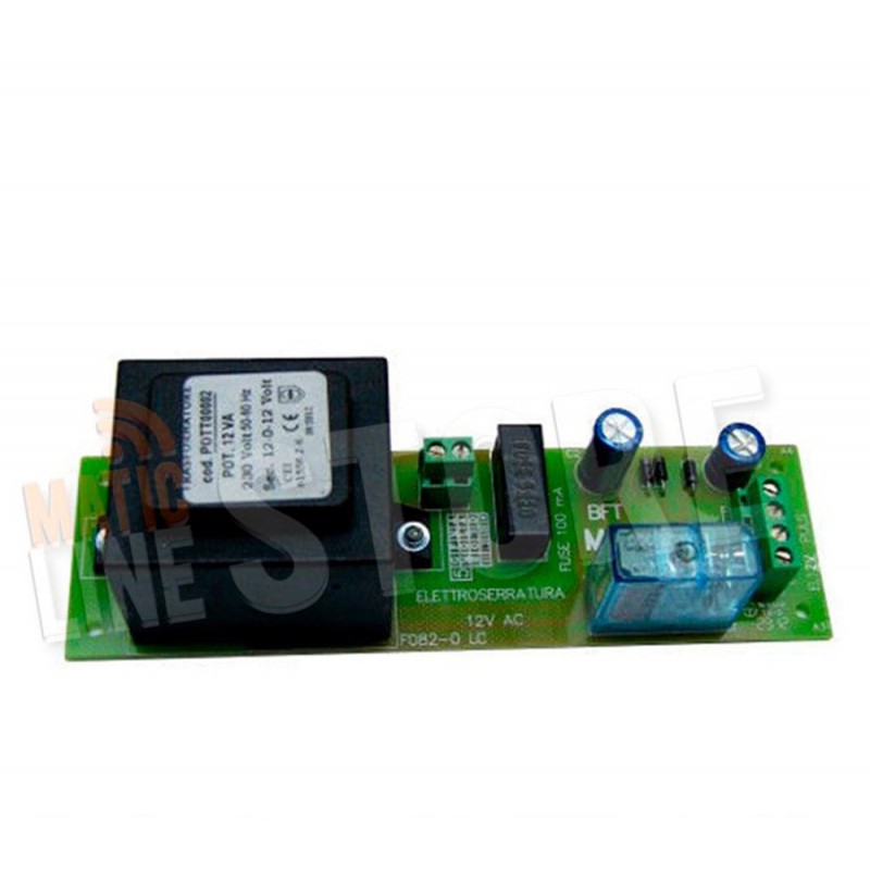 BFT SCHEDA PER COMANDO ELETTROSERRATURA 12VAC IN 230V ME D111013