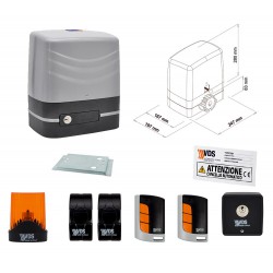 VDS KIT CHARRERA KIT CHARRERA CHARRERA 1000 KG 230V AVEC CENTRAL DE COMMANDE ET RÉCEVENT RADIO 433 MHZ - ML0116