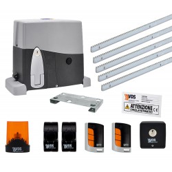 VDS AG FUTURE KIT CANCELLER SCORREVOLE 1600 KG 230V 5MT CREMAGLIER AVEC CENTRAL DE COMMANDE ET RÉCEVENT RADIO 433 MHZ ML0132