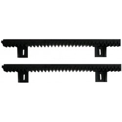 RACK M4 PARA PUERTA CORREDERA DE PLÁSTICO KIT DE 2 METROS