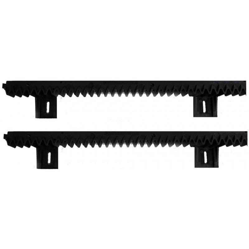 RACK M4 PARA PUERTA CORREDERA DE PLÁSTICO KIT DE 2 METROS