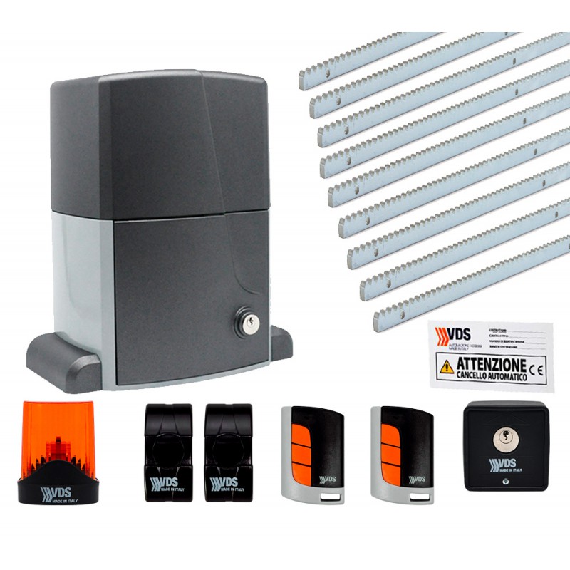 VDS KIT AT PLUS 230V MOTOR SCHRÖFER FIN IN 2500 KG UND COMMAND CENTRAL 9MT CREMAGLIERA - ML0190