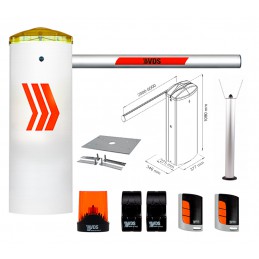 VDS STRASSENBARRIERS KIT BEV 2 230V MIT STEUER- UND RECEIVER 433 MHZ 3MT LÄNGE ML212