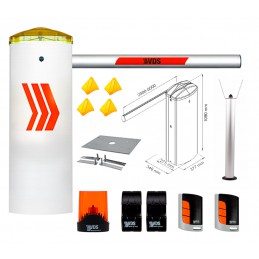 VDS STRASSENBARRIERS KIT BEV 2 230V MIT STEUER- UND RECEIVER 433 MHZ 3MT LÄNGE ML213