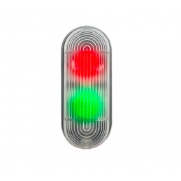 MICRO TRAFFIC SEMÁFORO 12/24V MICRO SEMÁFORO DE PARED 2 LUCES 550/1045 MICRO-T