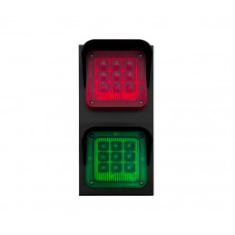 TRAFFIC 2 NEW AMPEL METALL 12/24V ROT GRÜN 2 LICHTER EINSTELLBAR 550/3018