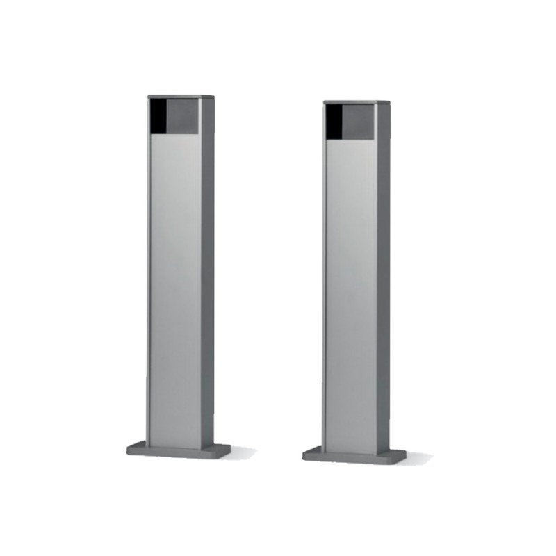 NICE PAIR OF OUTDOOR COLUMNS IN ALUMINUM HEIGHT 50CM FOR MEDIUM PHOTOCELL PPH3