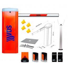 VDS BERTA 24-V-STRASSENBARRIEREN-KIT MIT STEUEREINHEIT UND 433-LED-EMPFÄNGER, STAB- UND BEIN-MT-LÄNGE ML205/4