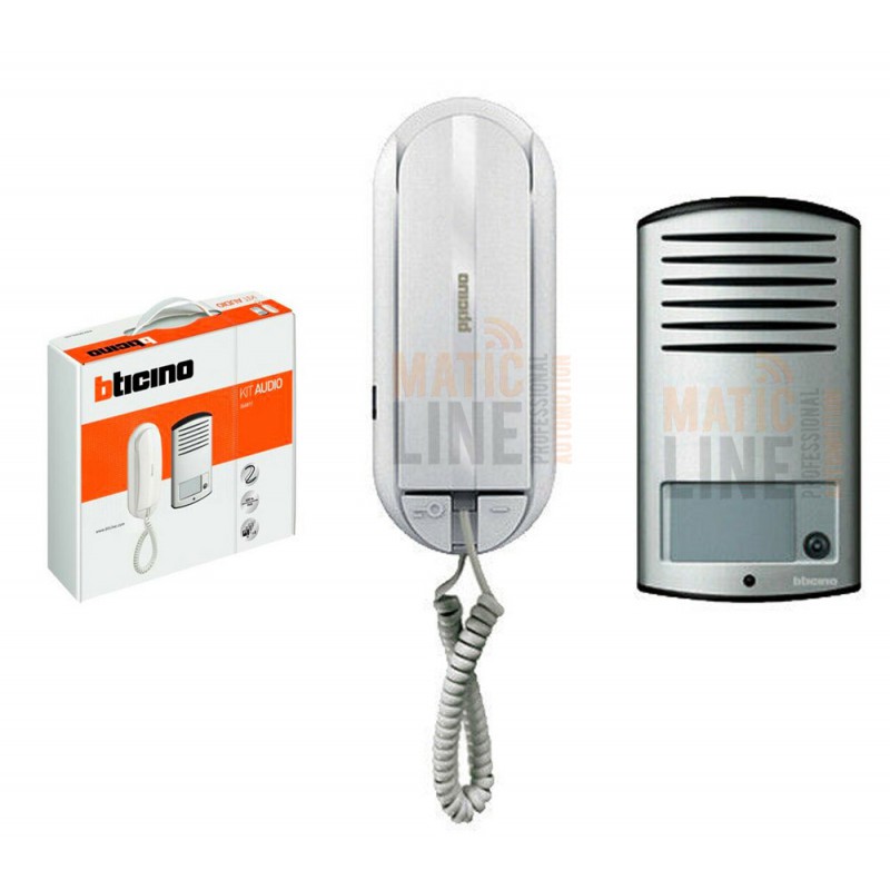 BTICINO AUDIO-TÜRSPRECHANLAGE 2-DRAHT FÜR EINFAMILIENHÄUSER MIT WANDBEDIENELEMENT LINEA 2000