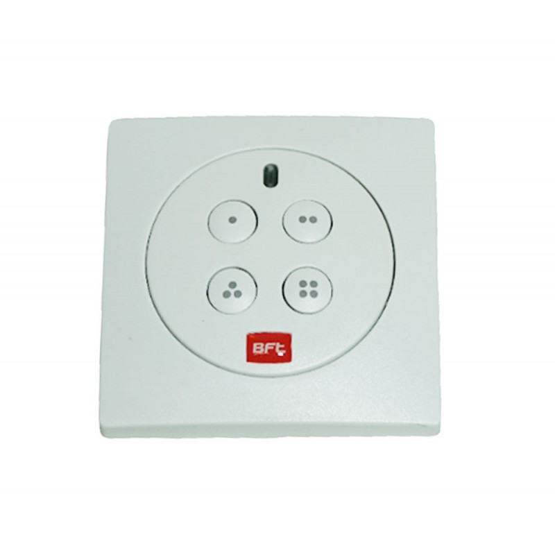 BFT MIME PAD FERNBEDIENUNG WAND FUNKSTEUERUNG ROLLING CODE 4 KANÄLE MITTO 2600242