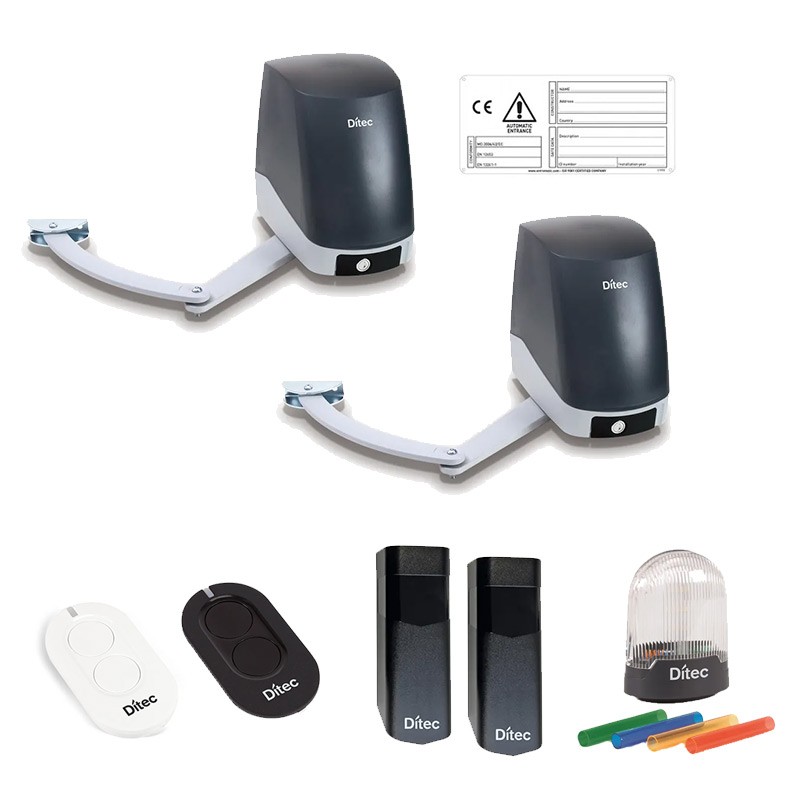KIT DITEC 24V POUR PORTAILS BATTANTS ARTICULÉS JUSQU'À 2,3 MT DOITFCL