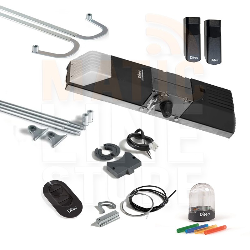DITEC KIT COMPLETO PER PORTA BASCULANTE 24V SERRANDA GARAGE DOITBXL ML304