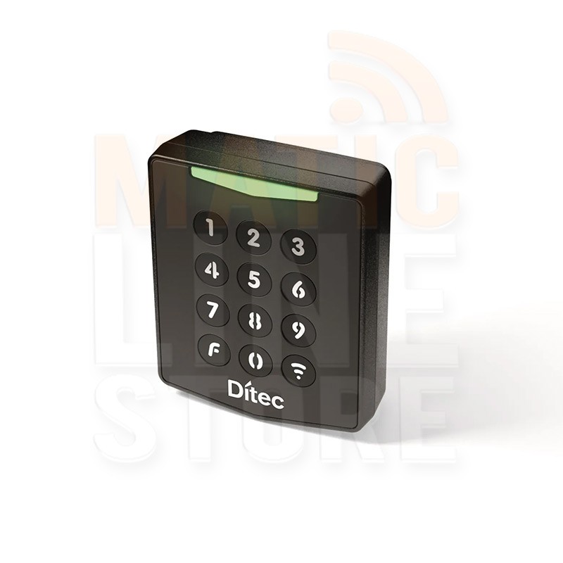 CLAVIER RADIO NUMÉRIQUE DITEC AXK4 AVEC 4 CODES NUMÉRIQUES PERSONNALISABLES VERSION 433,92 MHZ