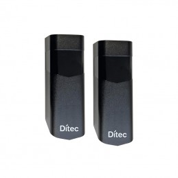 DITEC PAREJA DE FOTOCÉLULAS LIN2B SLIM A BATERÍA PARA INSTALACIÓN EXTERIOR
