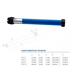 VDS TUBLE MOTOR FÜR TAPPARELLE 139 KG KINDI 100 125655