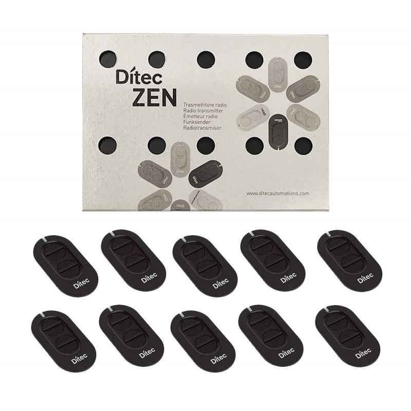 DITEC REMOTE CONTROL ZEN4 433 MHz 10 PIECES