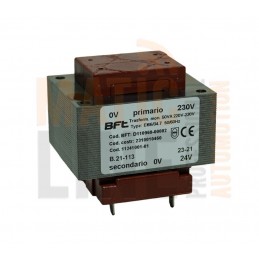 BFT TRASFORMATORE DI RICAMBIO 50VA PER DEIMOS BT A400 E ULTRA 400 2604500