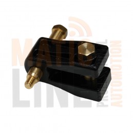 FAAC REPLACEMENT FORK BRACKET IN METAL WITH LONG PIN AND SHORT PIN MOTORS 402 422 400 413 415