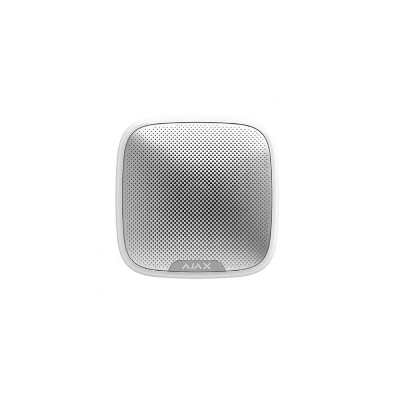 AJAX STREETSIREN AJSS SIRENA INALÁMBRICA PARA EXTERIORES BLANCA INALÁMBRICA IMPERMEABLE IP54