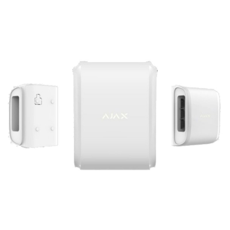 AJAX DUALCURTAIN OUTDOOR DÉTECTEUR DE MOUVEMENT RIDEAU SANS FIL BIDIRECTIONNEL EXTÉRIEUR BLANC