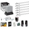 FAAC KIT DELTA 3 741 PER CANCELLO SCORREVOLE PORTATA 900KG 220V 6MT CREMAGLIERA 105630445