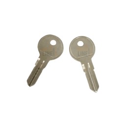 DITEC KEYN PAIR OF KEY BLANKS TO BE PROCESSED FOR UNLOCKING KEIN MOTORS AND KEY SELECTORS