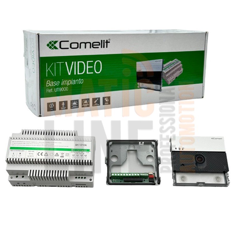 COMELIT 6741W VIDEOCITOFONOF A COUNTRIES MONITOR MINI COMPLETE WITH ALEXA