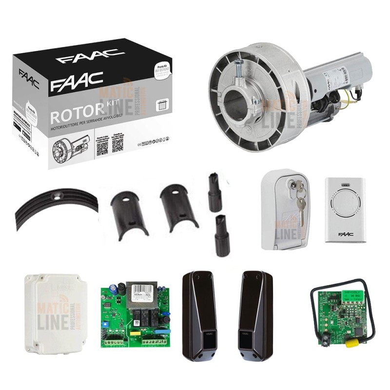 FAAC ROTOR KIT PERFECT 230V AUTOMAZIONE PER SERRANDE AVVOLGIBILI AUTOMATISMO 109940