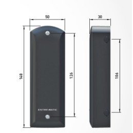 DITEC PAIRE DE PHOTOCELLULES LAB4S 24 V À BATTERIE POUR MONTAGE EXTÉRIEUR ET LATÉRAL