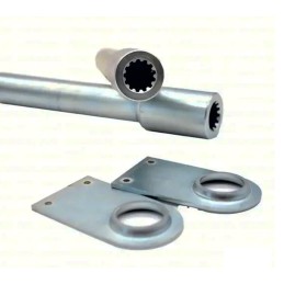 FAAC COPPIA BRACCI TELESCOPICI CURVI SOLID KIT 550 593 595 390564