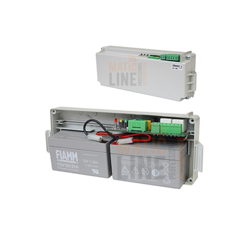 ROGER B71/BC/INT KIT CARICA BATTERIE DI EMERGENZA PER CONTROLLER DIGITALE BRUSHLESS 24V DC CUSTODIA INCLUSA