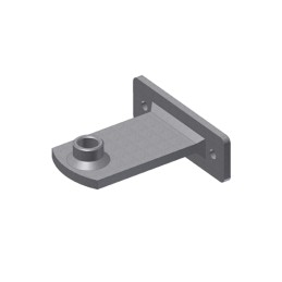ROGER KT202/R SHORT FRONT BRACKET WELDED TO BE SCREWED ON SWING GATE