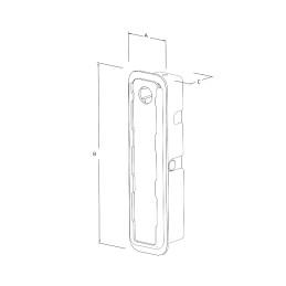 EASYBOX EMERGENCY BRAKE RELEASE DEVICE FOR RECESSED MOUNTING CONNECTABLE TO EXTERNAL RELEASE FOR GARAGE SHUTTER