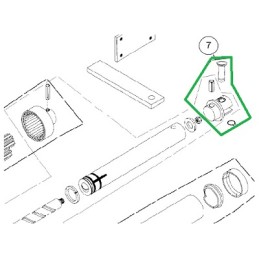 DITEC 0SLFA FRONT FORCE WITH SPINE FOR SILVER - DOR AND ARC - 1B 1BH 40B 4BH