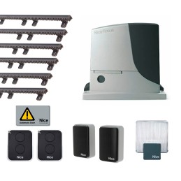 KIT ROBUS NICE 600 BD 24V POUR PORTAILS COULISSANTS JUSQU'À 600 KG RB600BDKCE
