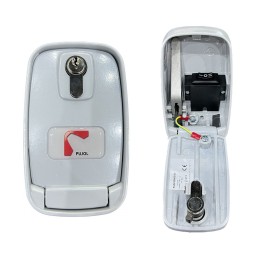 PUJOL LOCK BOX WITH BUTTON AND BRAKE RELEASE FOR EXTERNAL GARAGE SHUTTER 2331427