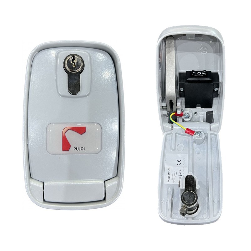 PUJOL BLINDINO CASSETTA CON PULSANTE E SBLOCCO FRENO SERRANDA GARAGE ESTERNA 2331427