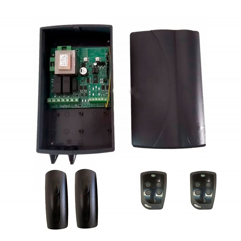 KIT CENTRALE UNIVERSELLE DE COMMANDE POUR VOLETS ROULANTS AVEC TÉLÉCOMMANDE ET PHOTOCELLULES