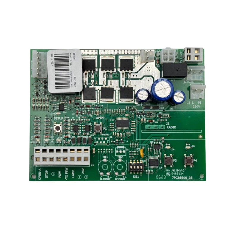 FAAC SCHEDA CENTRALE ELETTRONICA PER D600 RICAMBIO PER E600 24V DOLPHIN 600 2024015