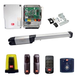 KIT BFT PHOBOS BT B25 AUTOMAZIONE CANCELLO ANTA BATTENTA 24V 3MT 400KG ML054
