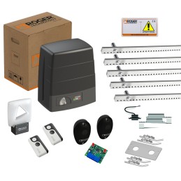 ROGER KIT BM30/326/HS HIGH SPEED BRUSHLESS 24V USO SUPER INTENSIVOCANCELLO SCORREVOLE FINO A 400 KG
