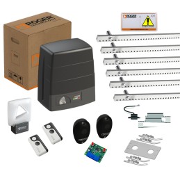 ROGER KIT BM30/326/HS HIGH SPEED BRUSHLESS 24V USO SUPER INTENSIVOCANCELLO SCORREVOLE FINO A 400 KG
