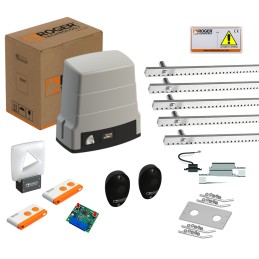 ROGER KIT H30/646 230V CANCELLO SCORREVOLE FINO A 600KG ENCODER OTTICO E FINECORSA MAGNETICO