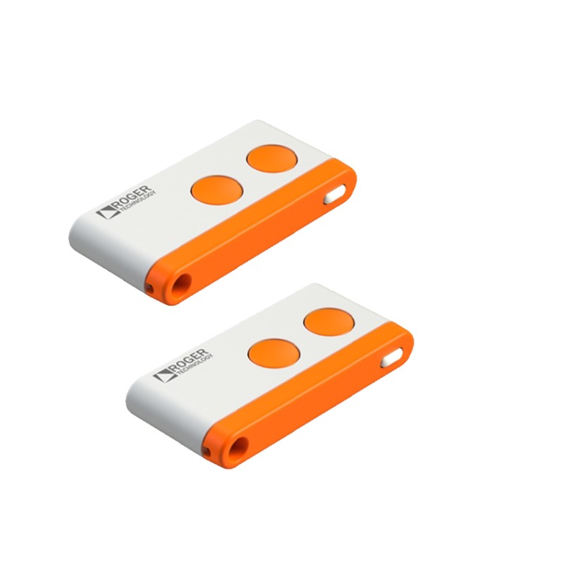 ROGER T80/TX2 RADIOCOMANDO BI-CODE CODICE FISSO O ROLLING CODE 433,92 MHZ