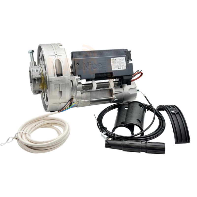 MOTOR ELÉCTRICO NICE RONDO RN2040 PARA PERSIANAS ENROLLABLES DE GARAJE CON FRENO