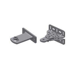 ROGER KT206/R ADJUSTABLE SCREW-ON SHORT REAR BRACKET KIT AND SHORT FRONT BRACKET
