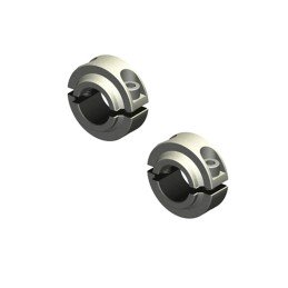 ROGER MC781 KIT 2 FERMI MECCANICI PER SERIE BR20 E R20/300MS E R20/500MS CANCELLO BATTENTE