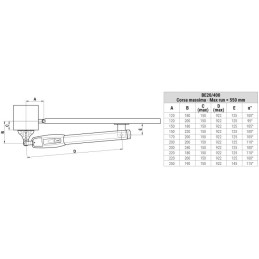 ROGER KIT BE20/410 BRUSHLESS 24V IRREVERSIBILE CANCELLO ANTE BATTENTE  FINO A 4 M