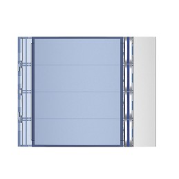 BTICINO 352041 FRONTALE 4 PULSANTI SU COLONNA SINGOLA FINITURA ALLMETAL