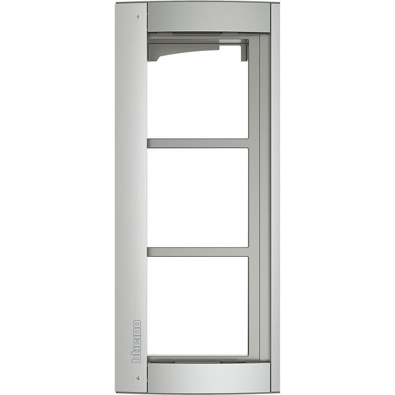 BTICINO 350231 SUPPORT FRAME WITH FRAME 3 MODULES SFERA NEW ALLMETAL FINISH